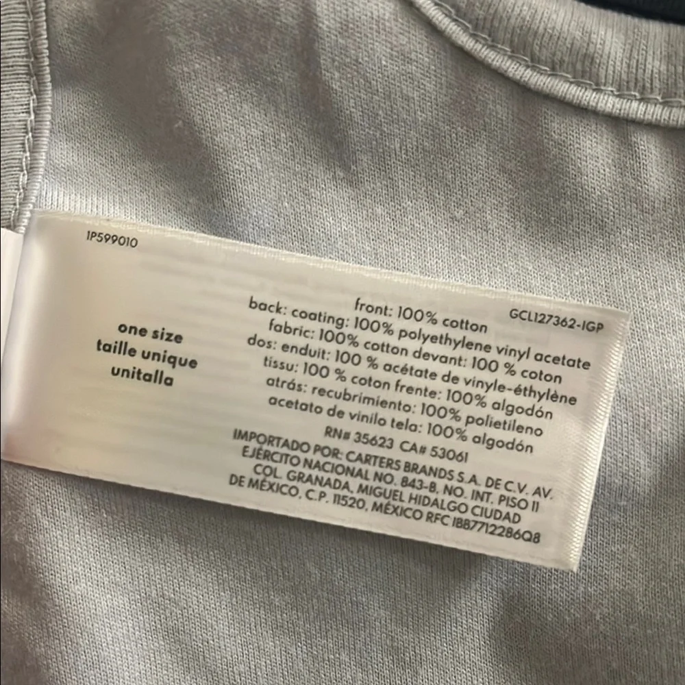 Carter's Little Adventure Seeker Bib Set - Cream and Gray